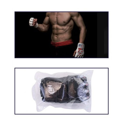 Halbfingerhandschuhe Boxhandschuhe/Trainingshandschuhe MMA Thai UFC | Schwarz