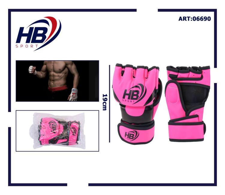Guantoni Mma Guanti A Mezzo Dito Da Combattimento/Allenamento  Thai Ufc | Rosa