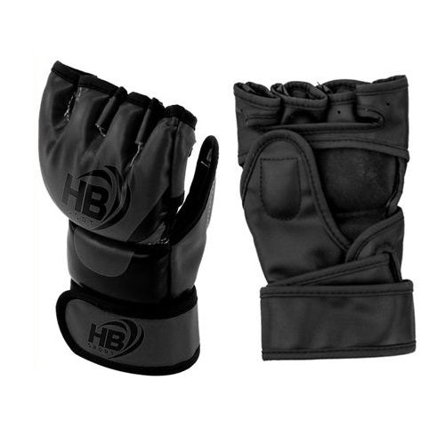 MMA Handschuhe Sparring Halbfinger Handschuhe Kampfsport Training Thai UFC | Schwarz