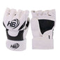 MMA Gloves Half-Finger Fighting/Training Gloves Thai UFC | White