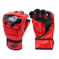 MMA Gloves Half-Finger Fighting/Training UFC Thai | Red
