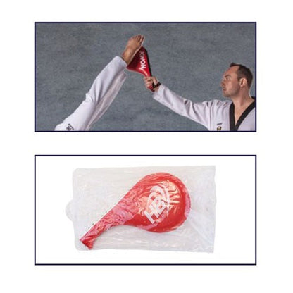 Hb Colpitore Doppio Paracolpi Taekwondo Karate Arti Marziali Kick Boxing Rosso