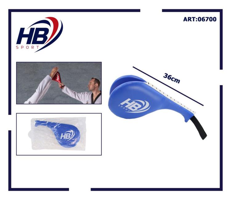 Hb Doppel-Prallkissen Taekwondo Karate Kampfsport Kickboxen Blau