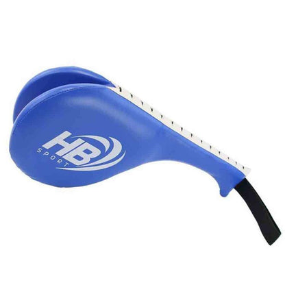 Hb Doppel-Prallkissen Taekwondo Karate Kampfsport Kickboxen Blau
