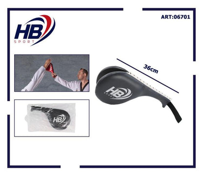 Hb Doppelter Treffer Taekwondo Karate Kampfkünste Kickboxen Schwarz