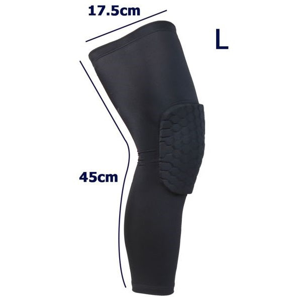 Kniebandage Elastische Bandage Knie Bequem Orthese Schutz Kompression (L)