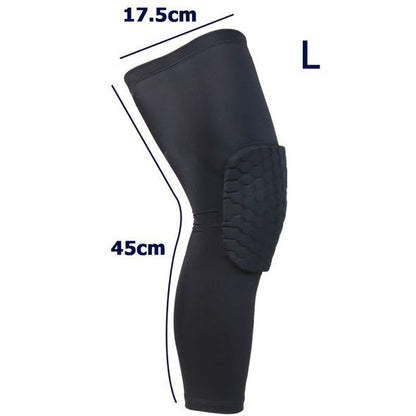 Kniebandage Elastische Bandage Knie Bequem Orthese Schutz Kompression (L)
