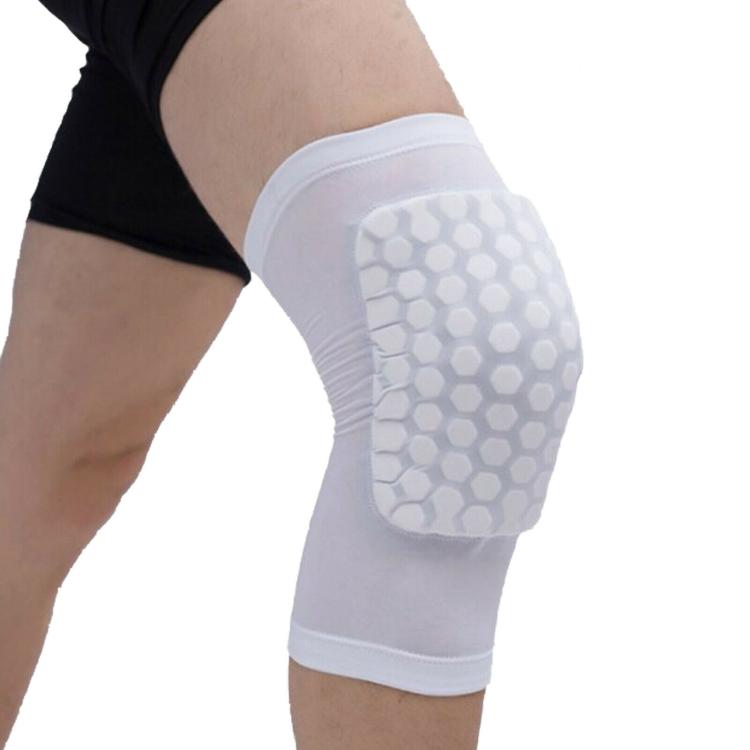 Kniebandage Elastischer Kniegurt Bequeme Kompressionsbandage Schutz (XL)
