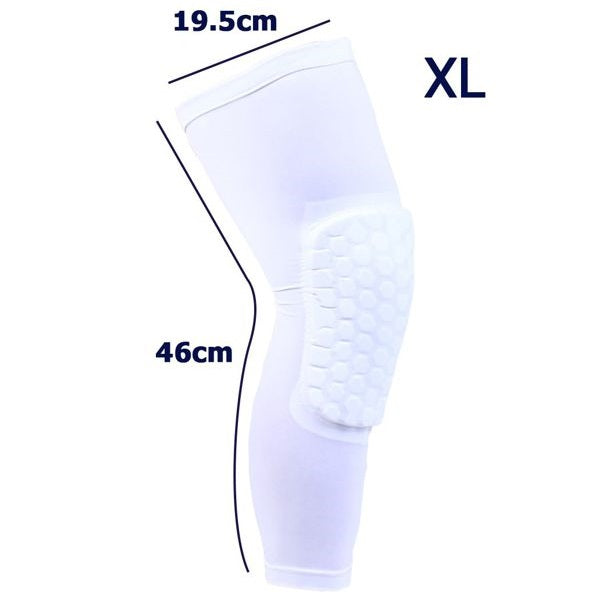 Kniebandage Elastischer Kniegurt Bequeme Kompressionsbandage Schutz (XL)