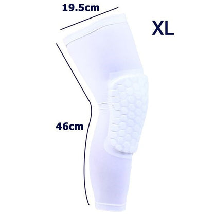 Kniebandage Elastischer Kniegurt Bequeme Kompressionsbandage Schutz (XL)