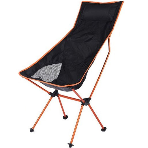 Klappstuhl Camping Tragetasche Strand Angeln Jagd Outdoor Orange