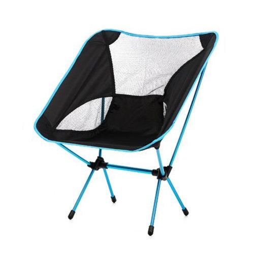 Klappstuhl Camping Tragetasche Strand Angeln Jagd Outdoor Hellblau