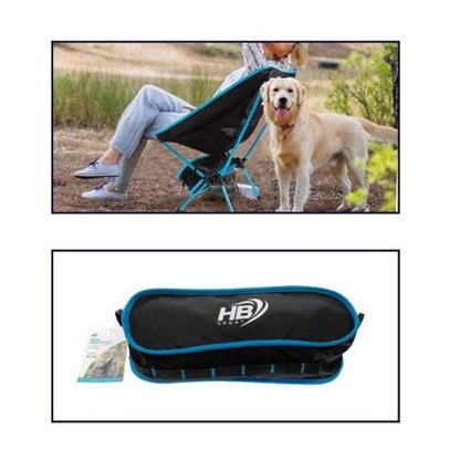 Klappstuhl Camping Tragetasche Strand Angeln Jagd Outdoor Hellblau