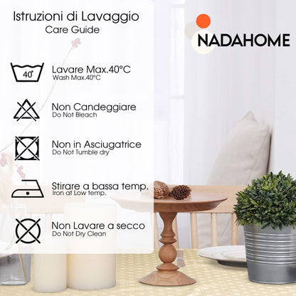 Tovaglia da Tavola 12 Posti tinta unita in Cotone Damina 0700