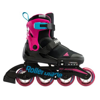Rollerblade pattino in linea da ragazza Microblade Free 072218007Y9 nero-rosa