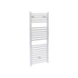 Sanremo straight white heated towel rail H.690 x W.450 x D.400 — Lazzarini