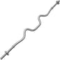 ANGLED SUPER EZ CURL BAR 120CM CURVED STEEL BAR GYM BODYBUILDING