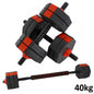 Dumbbell Barbell Set Adjustable Weight Gym Composites 40Kg