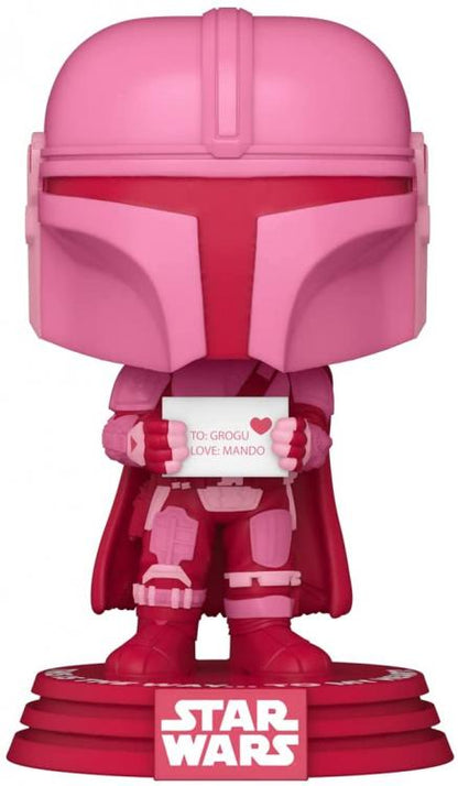 Funko Pop! Star Wars – Valentines S2 The Mandalorian (495) Vinyl Figur 9cm