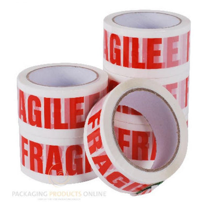 12 Rollen Klebeband Scotch ZERBRECHLICH VERPACKUNG 50X66 PAKETE VERSAND KARTONS