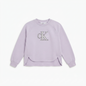 Calvin Klein girls' crew neck sweatshirt Fashion Logo LVCKTJB31GT VFJ orchid