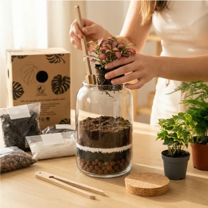 Kit Terrarium Fai Da Te Nadia | Crea il Tuo Giardino da Interno