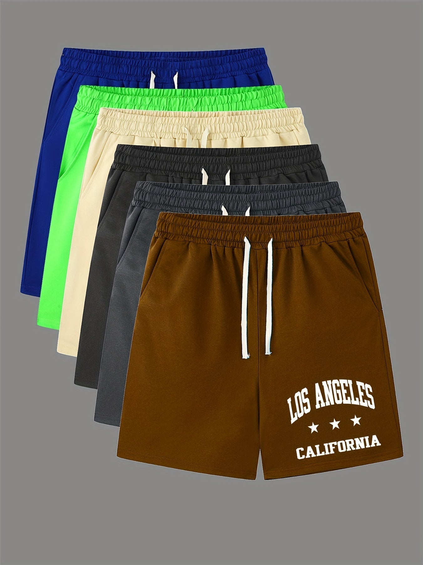 Pantaloncini Comodi Con Stampa Di Lettere, Pantaloncini Da Uomo Casual Leggermente Elasticizzati Con Coulisse In Vita Per Il Resort Estivo Sulla Spiaggia Di Pallacanestro