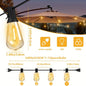 30.5m ST38 LED String Lights - Dimmable Shatterproof Edison Bulbs for Outdoor Use