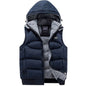 Men's sleeveless cotton jacket