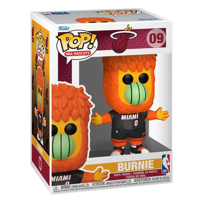 Funko Pop! NBA Maskottchen Miami Heat – (09) Burnie Figur Vinyl 9cm Basketball Ikone
