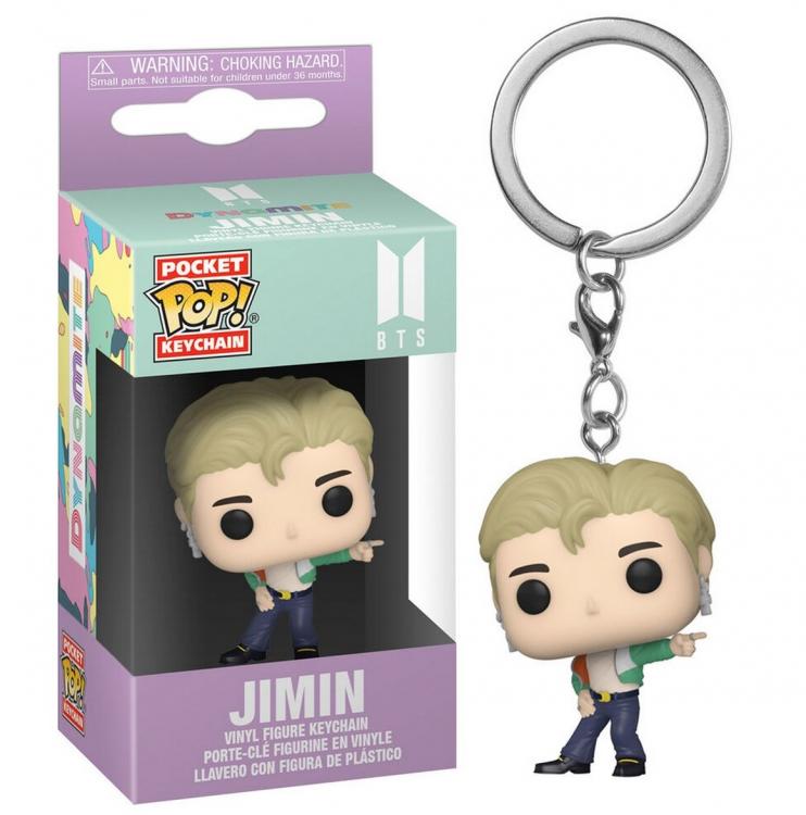 Funko Pop Schlüsselanhänger BTS Dynamite Jimin Vinyl Keychain Actionfigur Figur