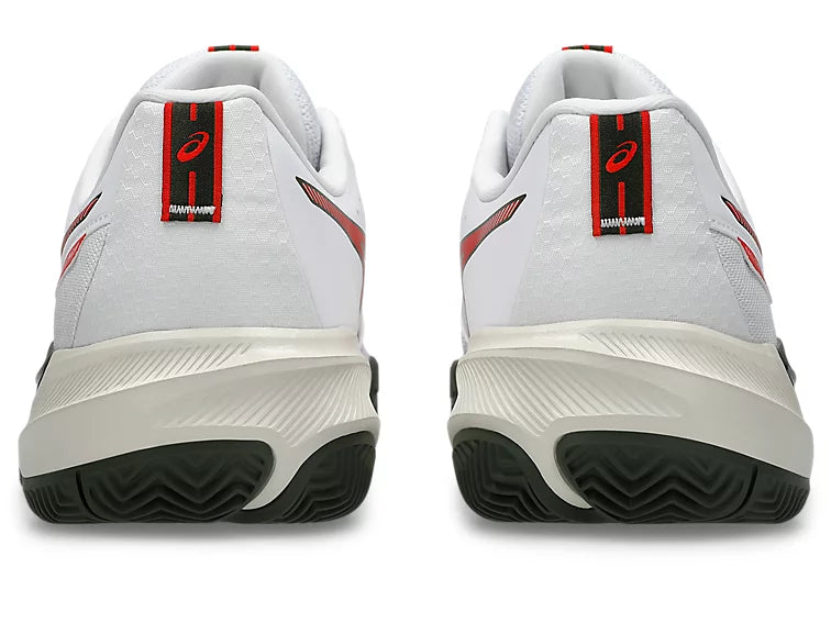 Asics GEL-CHALLENGER 15 CLAY 1041A508-104 – Scarpa Tennis Uomo Bianco-Rosso
