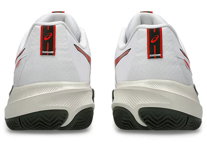 Asics GEL-CHALLENGER 15 CLAY 1041A508-104 – Scarpa Tennis Uomo Bianco-Rosso