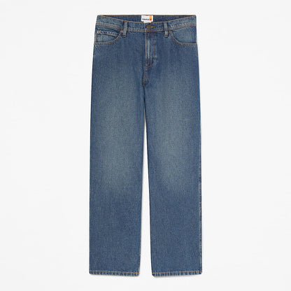 Timberland Pantaloni Denim Ricamati Sandown Uomo TBC0YH2XA11 Blu