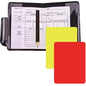 Football Soccer Referee Kit Red Card + Yellow Card + Notebook + Pencil
