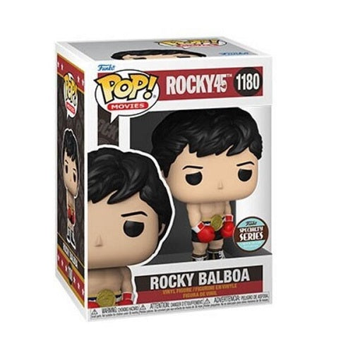 Funko Pop! Movies Rocky 45th - (1180) Rocky Gold Belt Specialty Series Limited