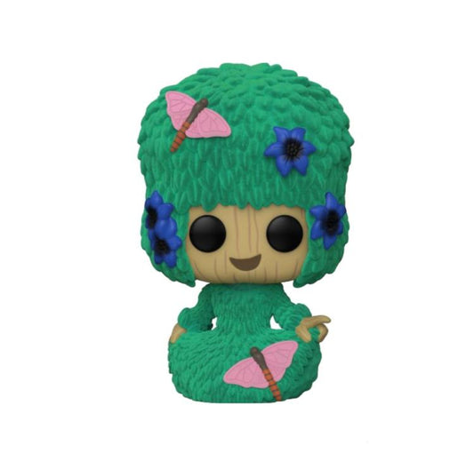 Funko Pop! Marvel I Am Groot – (1191) Fancy Groot beflockte Sonderfigur 9cm