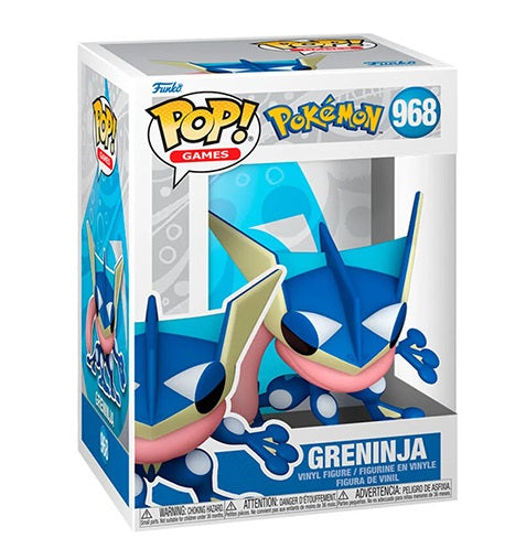 Funko Pop! Games Pokémon – (968) Greninja Vinylfigur Evo Frogadier 9cm