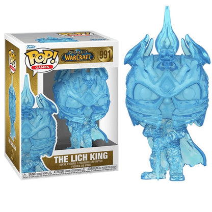 Funko Pop! Games - World of Warcraft - (991) Lich King Figur „Re Dei Lich“ 9 cm