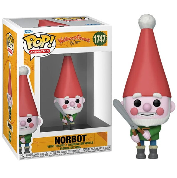 Funko Pop! Animation – Wallace & Gromit (1747) Norbot Vinylfigur 9 cm Statue
