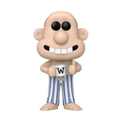 Funko Pop ! Animation - Wallace & Gromit (1744) Wallace Vinyil Figure 9Cm Statua