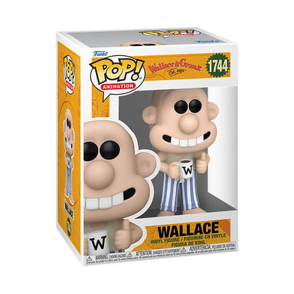 Funko Pop ! Animation - Wallace & Gromit (1744) Wallace Vinyil Figure 9Cm Statua