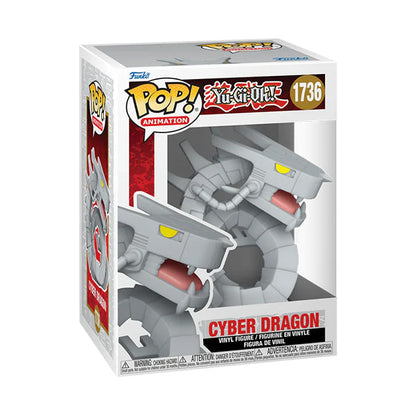 Funko Pop ! Animation Yu-Gi-Oh (1736) Cyber Dragon Vinyl Figure 9Cm Statuetta