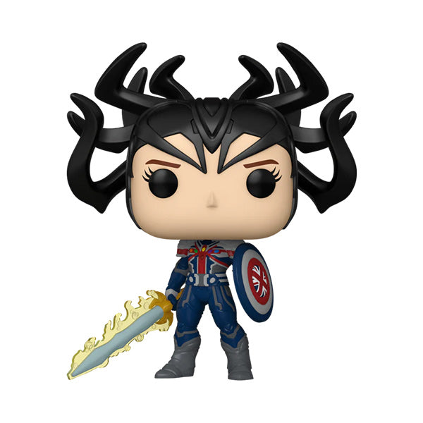 Funko Pop Marvel Studios What If...? (1464) Infinty Captain Carter Vinyl Figur