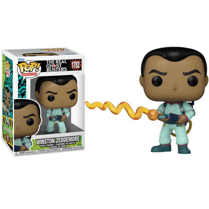 Funko Pop! Animation The Real Ghostbusters (1782) Winston Zeddemore Figure 9cm