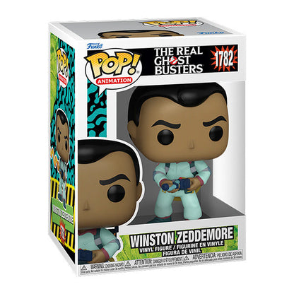 Funko Pop! Animation The Real Ghostbusters (1782) Winston Zeddemore Figure 9cm