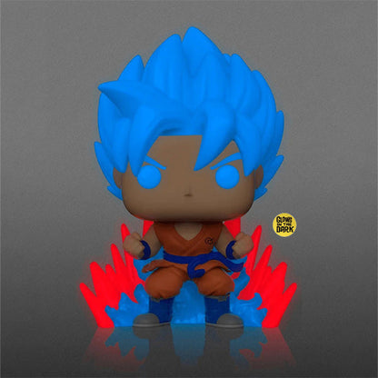 Funko Pop! Animation - Dragon Ball Z (1256) Ssgss Goku Kaioken Glow In The Dark