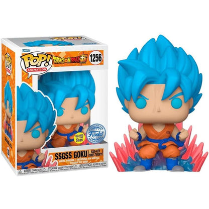 Funko Pop! Animation - Dragon Ball Z (1256) Ssgss Goku Kaioken Glow In The Dark