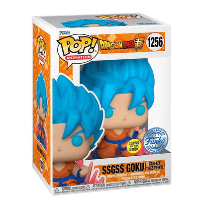 Funko Pop! Animation - Dragon Ball Z (1256) Ssgss Goku Kaioken Glow In The Dark