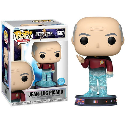 Funko Pop! Plus Star Trek Transporter - (1687) Jean Luc Picard Glitter Figure